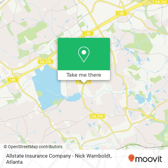 Mapa de Allstate Insurance Company - Nick Wamboldt