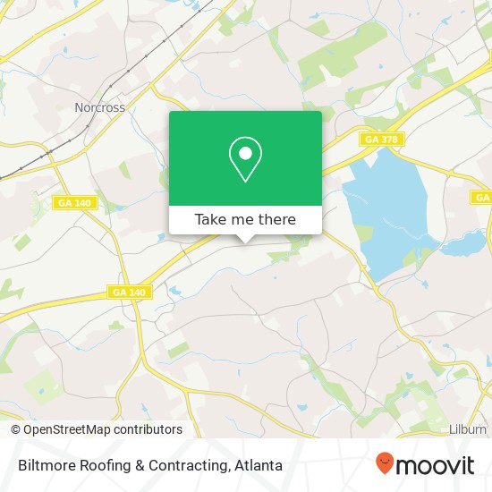 Biltmore Roofing & Contracting map