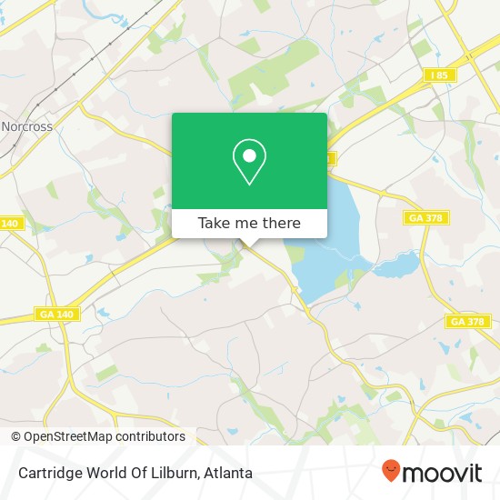 Cartridge World Of Lilburn map