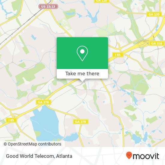 Mapa de Good World Telecom