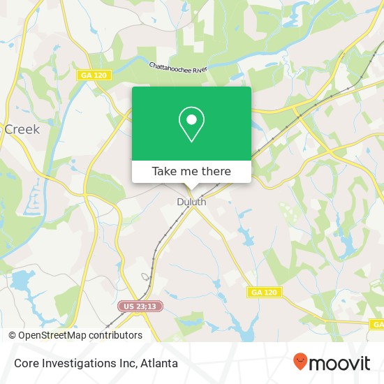 Core Investigations Inc map