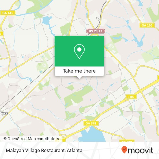 Malayan Village Restaurant map