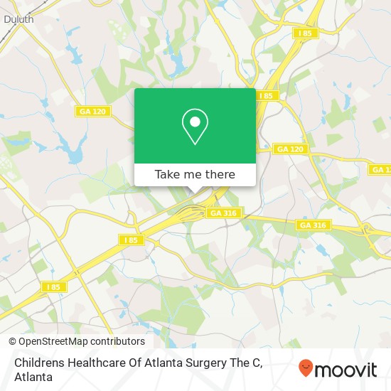 Childrens Healthcare Of Atlanta Surgery The C map