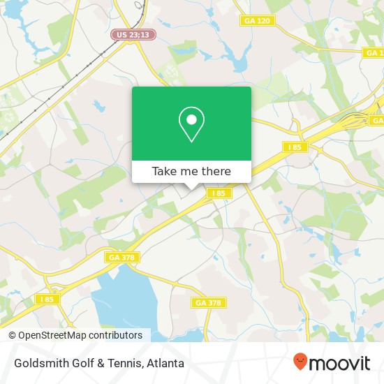 Mapa de Goldsmith Golf & Tennis