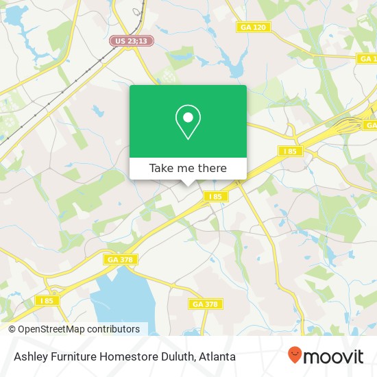 Mapa de Ashley Furniture Homestore Duluth