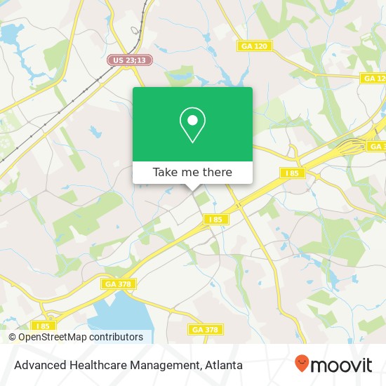 Advanced Healthcare Management map