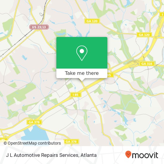 J L Automotive Repairs Services map