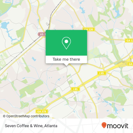 Seven Coffee & Wine map