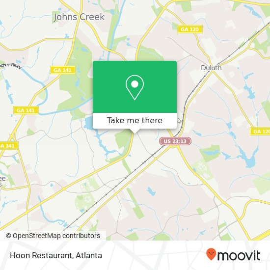 Mapa de Hoon Restaurant