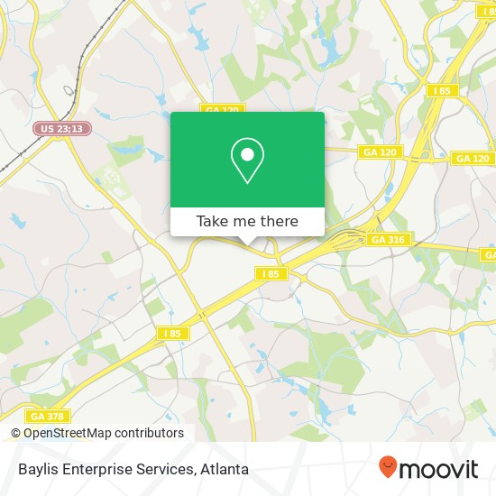Mapa de Baylis Enterprise Services