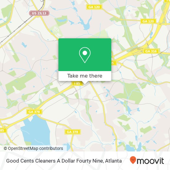 Mapa de Good Cents Cleaners A Dollar Fourty Nine