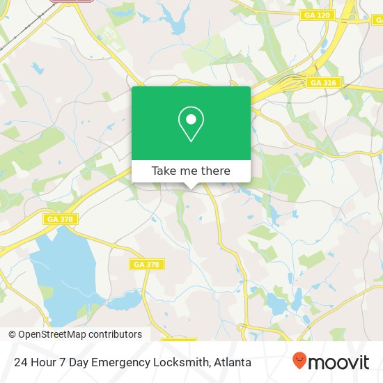 Mapa de 24 Hour 7 Day Emergency Locksmith