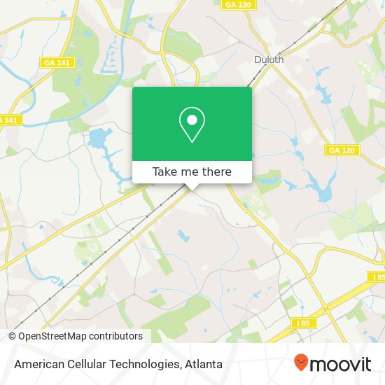 Mapa de American Cellular Technologies