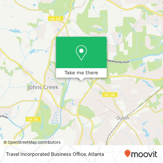 Travel Incorporated Business Office map