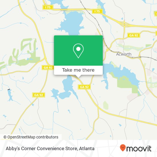 Mapa de Abby's Corner Convenience Store
