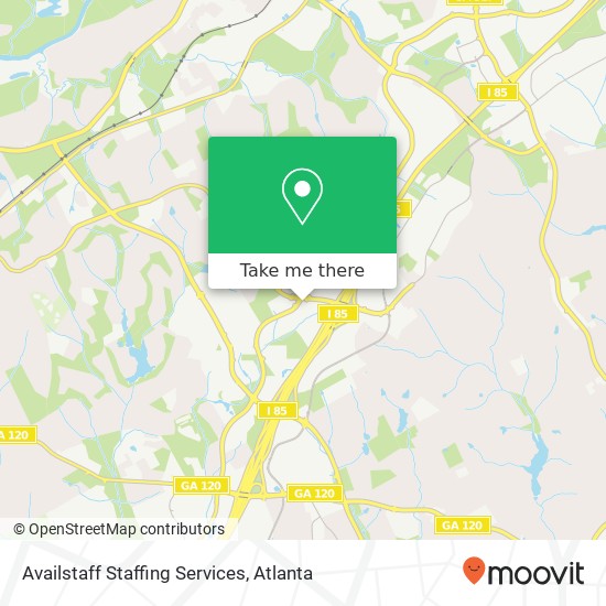 Mapa de Availstaff Staffing Services