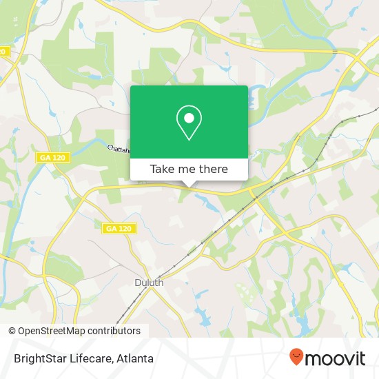 BrightStar Lifecare map