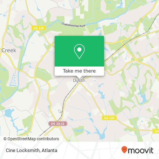 Cine Locksmith map