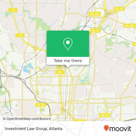 Mapa de Investment Law Group
