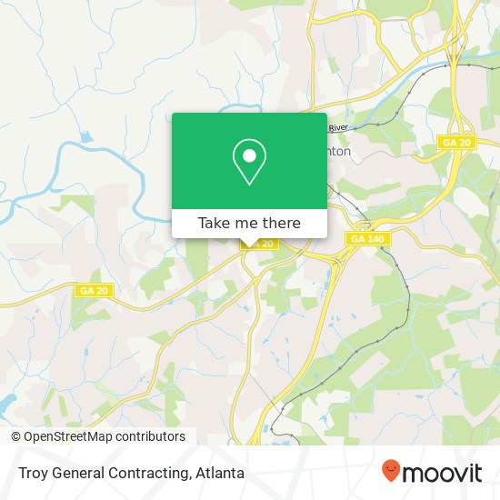 Troy General Contracting map