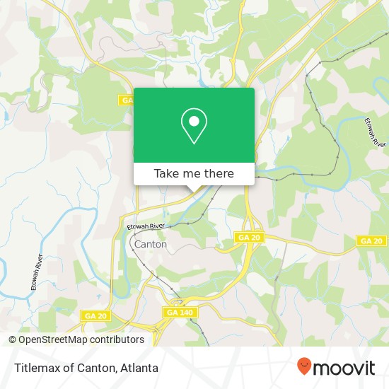 Mapa de Titlemax of Canton