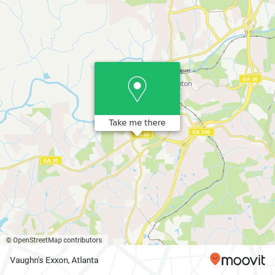 Mapa de Vaughn's Exxon