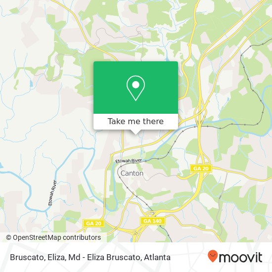 Bruscato, Eliza, Md - Eliza Bruscato map