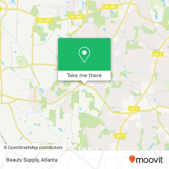 Mapa de Beauty Supply