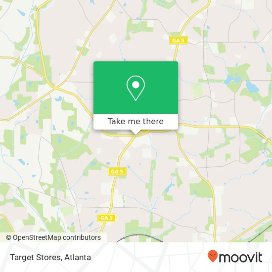 Target Stores map