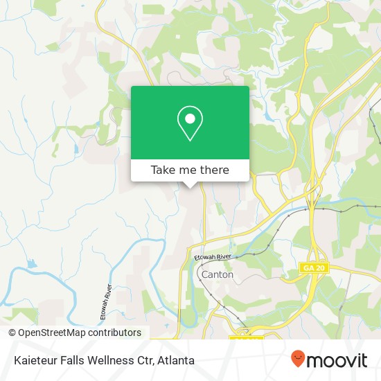 Mapa de Kaieteur Falls Wellness Ctr