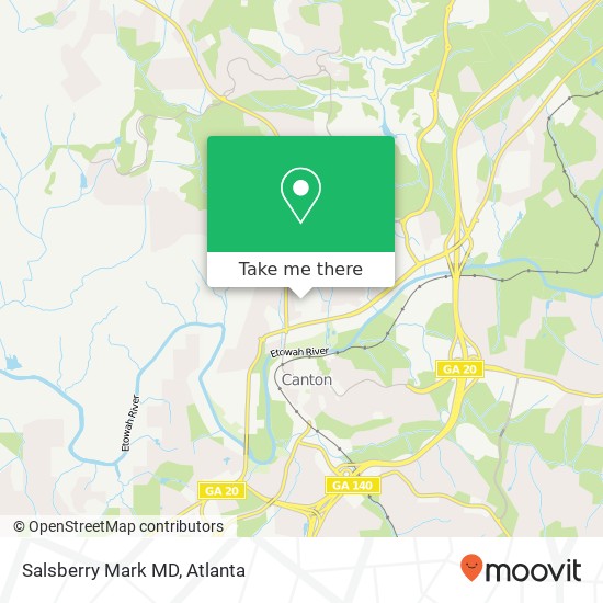 Salsberry Mark MD map