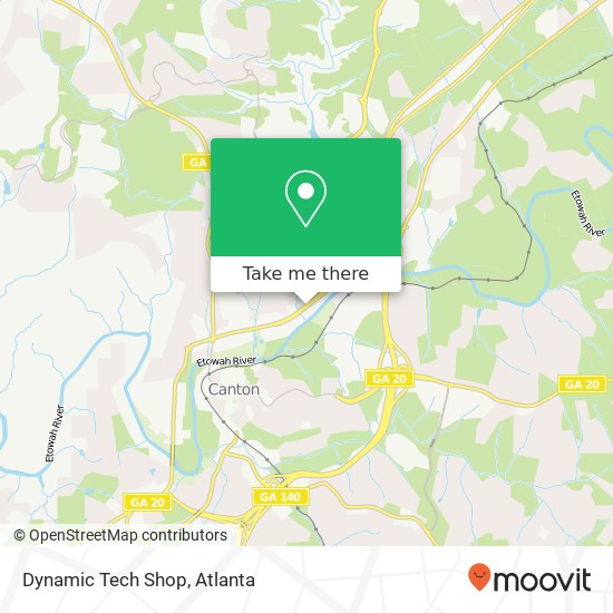 Dynamic Tech Shop map