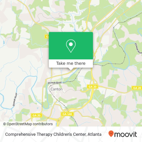 Comprehensive Therapy Children's Center map