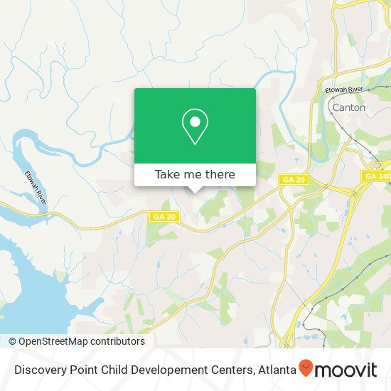 Mapa de Discovery Point Child Developement Centers