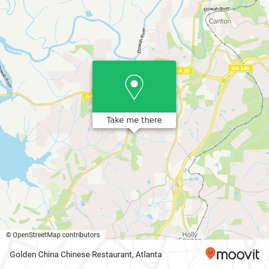 Golden China Chinese Restaurant map