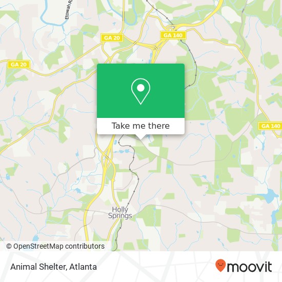 Animal Shelter map