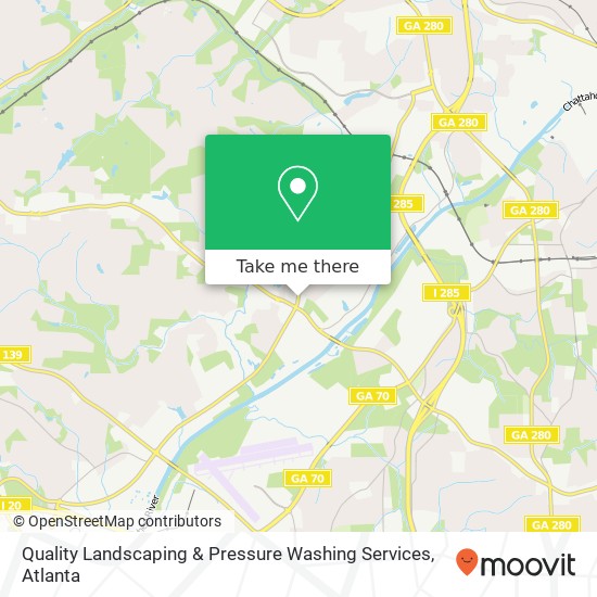 Quality Landscaping & Pressure Washing Services map