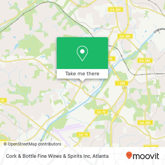 Cork & Bottle Fine Wines & Spirits Inc map