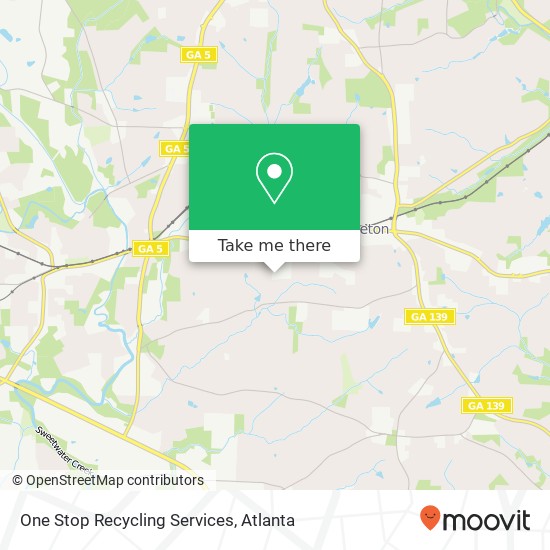 Mapa de One Stop Recycling Services