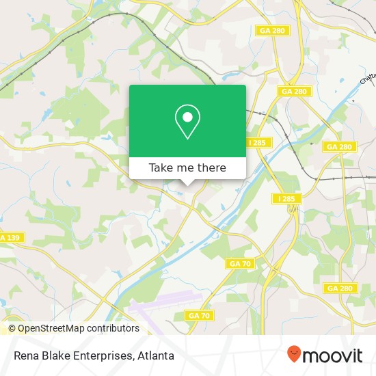 Rena Blake Enterprises map