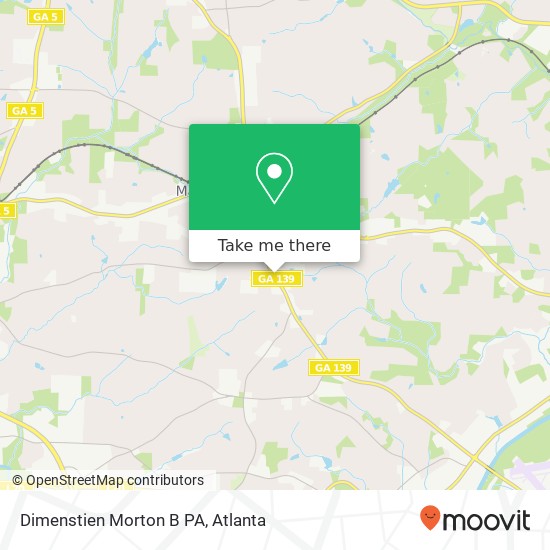 Dimenstien Morton B PA map