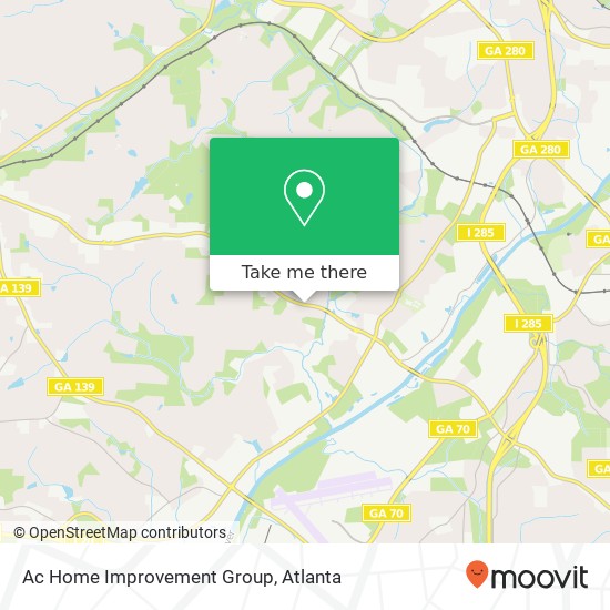 Ac Home Improvement Group map