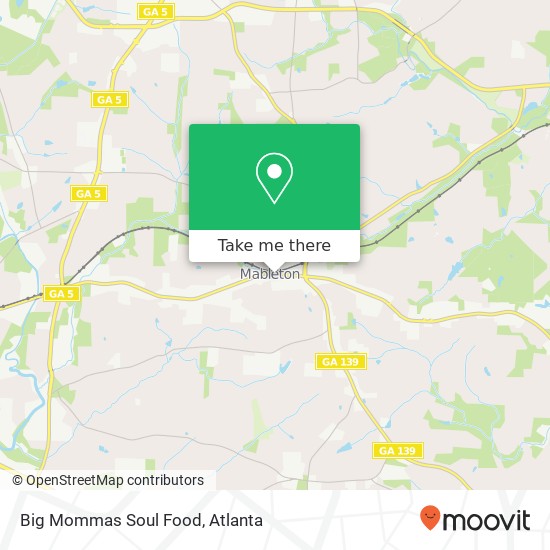 Mapa de Big Mommas Soul Food