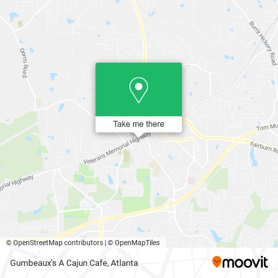 Mapa de Gumbeaux's A Cajun Cafe