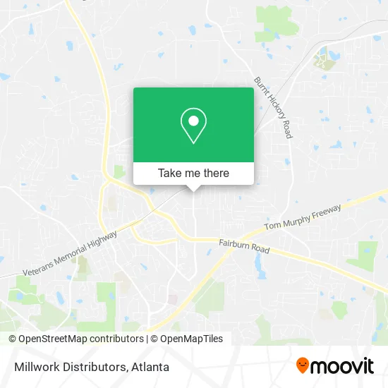 Mapa de Millwork Distributors