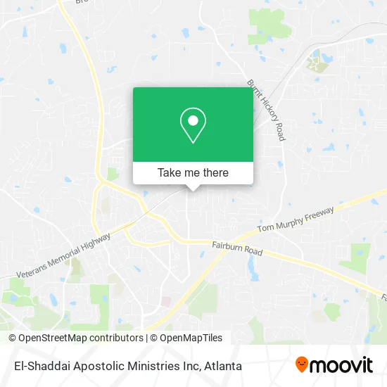 Mapa de El-Shaddai Apostolic Ministries Inc