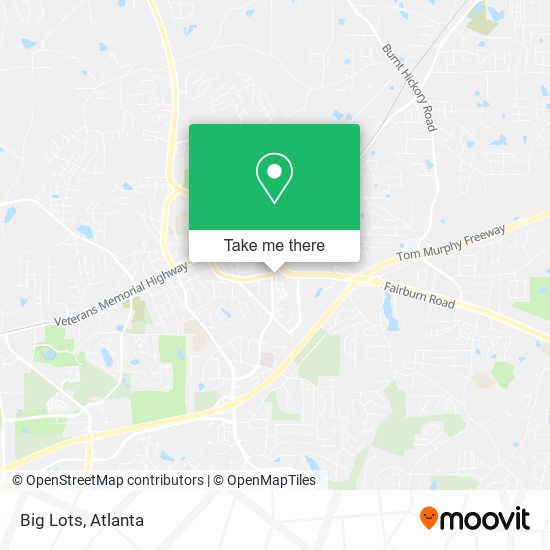 Big Lots map