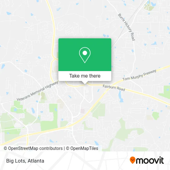 Big Lots map