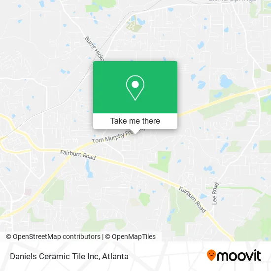 Mapa de Daniels Ceramic Tile Inc