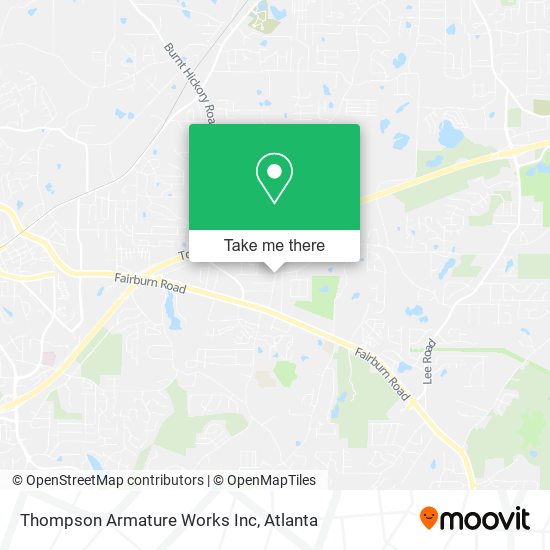 Mapa de Thompson Armature Works Inc